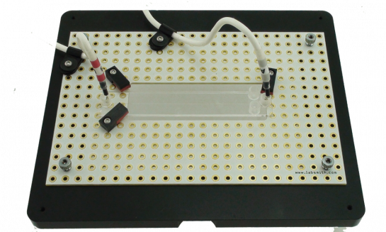 Removable top stage for integrating microfluidic breadboards (LS-600-CH or iBB) SVM340 microscope