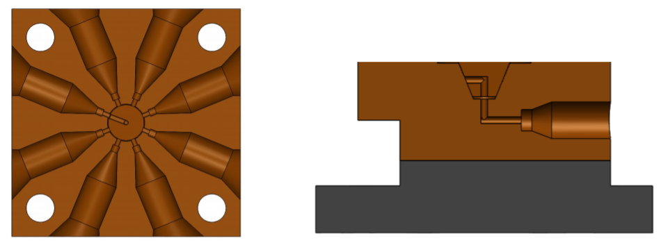 LabSmith AV801 Automated Microfluidic Valve Positions Diagram