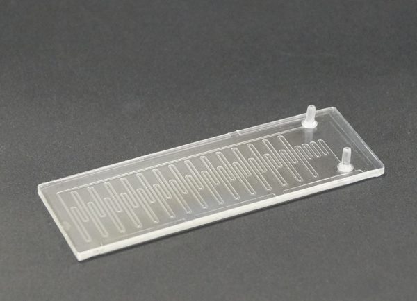 Microfluidic Chip - Meander Continuous Flow, PCR Chip, Olive, PC,10000008 08-0470-0047-03-Microfluidic ChipShop