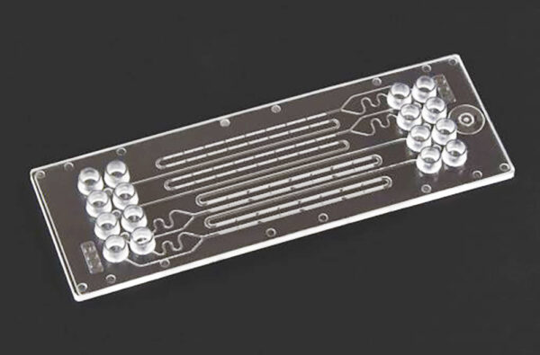 Micro Mixer - herringbone mixer, fluidic 1460, 10001930, microfluidic ChipShop