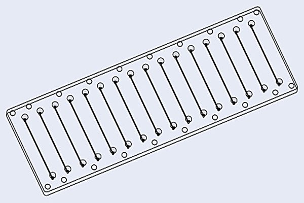 Fluidic 142, straight channel chip, 10000195, 10000196, microfluidic chipshop