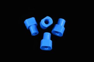 product photo of fluidic 1579 mini luer tube tucks in blue