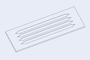 fluidic 1075, etched glass chamber chip, 10001447, microfluidic chip, microfluidic ChipShop