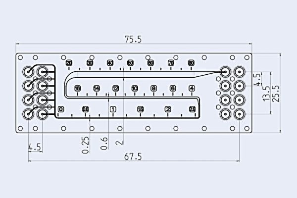 fluiidic 1474, volume test chip, 10002059, microfluidic chipshop