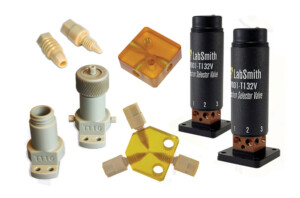Collage of LabSmith products composed of a variety of materials.